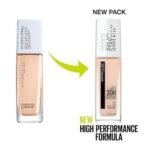 Maybelline New York Super Stay Full Coverage Active Wear Liquid Foundation For All Skin Types, Matte Finish With 30 Hr Wear, Transfer Proof, 112, Natural Ivory, 30Ml, Pack Of 1 - Fast UK Delivery - Image 3
