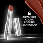 RENEE Matte Lock Lipstick - Soul, Moisturizing, Long Lasting & Weightless Formula, Intense Color Pay Off with Ultra-Matte Finish, Enriched with Avocado oil, Vitamin E, D & Beta-Carotene, 3.5 Gm - Fast UK Delivery - Image 3