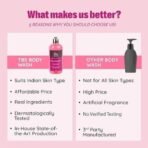 The Bath Store Plum Blossom Body Wash Shower Gel | Exfoliating Body Wash For Dry Skin & Oily Skin | Tan Removal Body Wash For Men & Women | Liquid Soap For Bath - 300ml - Fast UK Delivery - Image 6