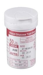 Dr. Morepen BG-03 Blood Glucose Test Strips, 50 Strips (Black/White)(Only Strips, No Glucometer) - Fast UK Delivery - Image 5