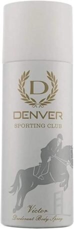 DENVER Sporting Club Victor Deo for Men - (165ML) | Long Lasting Deodorant Body Spray for Everyday use For Men - Fast UK Delivery