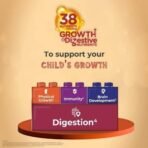 Groviva Milk Protein Powder for Kids 2-6 years | 38 Growth & Digestive Nutrients | Supports Physical Growth, Brain Development & Immunity Jar, 200g - (Strawberry) - Fast UK Delivery - Image 6