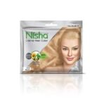 Nisha Cream Hair Color Rich Bright Long Lasting Hair Colouring For Ultra Soft Deep Shine 100% Grey Coverage Conditioning With Natural Herbs Ultra Blonde (Pack of 6) - Fast UK Delivery - Image 2