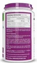 HealthyHey Nutrition vitamin K2 | 100% Vegetarian Vitamin K2 Benefits in Bone Health - 55mcg - 120 Vitamin K27 Capsules - Fast UK Delivery - Image 3