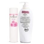 Enchanteur Romantic Perfumed Talc for Women, 250g & Enchanteur Romantic Perfumed Body Lotion, 500ml, with Aloe Vera & Olive Butter for Silky Smooth Skin - Fast UK Delivery - Image 3