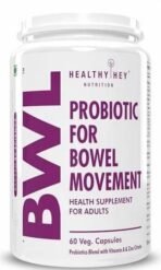 HealthyHey Nutrition BWL - Probiotic For Bowel Movement - 60 Vegetable Capsules - Fast UK Delivery - Image 2