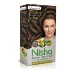 Nisha Cream Hair Color, Permanent Hair Colour Wine Burgundy, Silky & Shiny 100% Grey Coverage Rich Bright Long Lasting Hair Colouring For Ultra Soft Deep Shine Hair Dye (Pack of 1) - Fast UK Delivery - Image 2