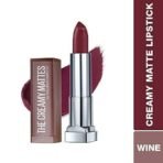 Maybelline New York Color Sensational Creamy Matte Lipstick, 690 Siren in Scarlet, 3.9g And Maybelline New York Color Sensational Creamy Matte Lipstick, 696 Burgundy Blush, 3.9g - Fast UK Delivery - Image 7
