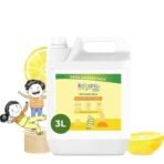 Koparo Organic Dishwash Liquid | 3 Litres | Orange & Sweet Lime | Natural, Plant Based & Eco-Friendly | Removes Tough Grease, Soft on Hands | Baby & Pet Safe - Fast UK Delivery - Image 2
