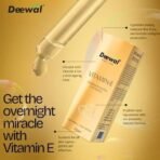 Deewal Vitamin E Face Oil | Anti-Aging & Brightening Face Oil for Glowing Skin | Cold-Pressed Oils for Skin Radiance & Dullness Removal | Face Oil for Men & Women - 100% Natural - Fast UK Delivery - Image 3