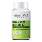 HEALTH VEDA ORGANICS PRIVATE LIMITED Ginkgo Biloba 120 mg | 60 Veg Capsules | Supports Better Concentration & Memory | For both Men & Women - Fast UK Delivery - Image 2