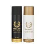 DENVER Caliber Deo & Imperial Deo - 200ML Each (Combo Pack of 2) | Long Lasting Deodorant Body Spray for Men - Fast UK Delivery - Image 2