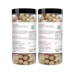 H&H HEALTH & HYGIENE Roasted Garlic And Onion Makhana Sourced Directly Healthy Snack Fox Nuts | Lotus Puffs | Rich in Calcium | Maintains Weight | Fit for Fasting(Makhana) (Pack Of 2) (100g, Garlic & Onion Pack Of 2) - Fast UK Delivery - Image 3