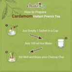 Premium 1 Min Instant Cardamom Tea Premix - 10 Sachets | Cardamom Flavours | 10 Servings | 140g - Fast UK Delivery - Image 6
