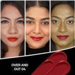FACESCANADA Comfy Matte Creme Lipstick - Over And Out, 4.2G | Long Stay | Creamy Matte Finish | Intense Color | Super Hydrating & Nourishing | Single Stroke Smooth Application - Fast UK Delivery - Image 3