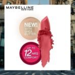 Maybelline New York Matte Lipstick, Intense Colour, 671 Heated Pink, 3.9g & Maybelline New York Compact Powder, With SPF to Protect Skin from Sun, Absorbs Oil, Fit Me, 115 Ivory, 6g - Fast UK Delivery - Image 5