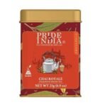 Pride of India | Chai Royale Exquisite Spiced Tea 1 oz (28.3 gm) | 15 Pyramid Full Leaf Individually Wrapped Tea Bags | 100% Natural Blend of Black Tea & Spices |Bold & Spicy Flavor - Fast UK Delivery - Image 2