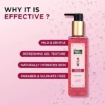 Roop Mantra Premium Beetroot with Rose Water Facewash For Healthy Pinkish Glow -200ML | Gently Cleanses | Hydrates & Soothes Skin | Hydrating Gentle Face Wash | Soap Free | Suitable for All Skin Types - Fast UK Delivery - Image 3