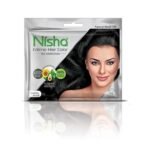 Nisha Cream Hair Color Rich Bright Long Lasting Hair Colouring For Ultra Soft Deep Shine 100% Grey Coverage Conditioning With Natural Herbs Natural Black (Pack of 2) - Fast UK Delivery - Image 3