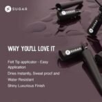SUGAR Cosmetics Gloss Boss 24Hr Glossy Eyeliner Gel With Brush | Smudeproof & Waterproof - 01 Back In Black (Black Eyeliner) | 3Ml - Fast UK Delivery - Image 6