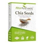 Attar Ayurveda Chia Seeds 500 gm - For Weight Management and Eating | Pure and Natural | Preservative-free | Non-GMO | Clean and Sorted | Rich in Calcium, Protein, Omega-3 & Fibre | - Fast UK Delivery - Image 2