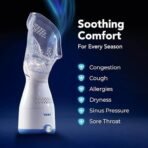 Vicks Personal Sinus Steam Inhaler with Soft Face Mask Face Humidifier with Targeted Steam - Aids with Sinus Problems, Congestion and Cough, Works With Vicks VapoPads (not included) - Fast UK Delivery - Image 4