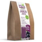 Nattfru Natural Jamun Fruit Juice 100g with No Preservatives Added, Contains 4 Servings, Helps in Digestion, Purify Blood, Easy to Make, Healthy Beverage, Instant Refreshing Drink - Pack of 1 - Fast UK Delivery
