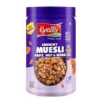 KWALITY RCB Muesli Fruit & Nut 900g - Jar, 88% Multi Grains, No Maida, Natural Source Of Vitamin & Iron | High In Protein & Fiber, Low Fat & Cholesterol, Healthy Breakfast Cereal |1 Count - Fast UK Delivery - Image 2