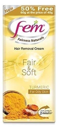 uk41SaLQ2cGsL-1-1.jpg Fem Fairness Naturals Hair Removal Cream Fair and Soft Oily Skin - 40 g with Extra 50% - Fast UK Delivery - Image 1