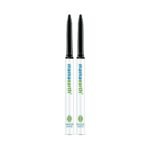Mamaearth Charcoal Black Long Stay Natural Kajal Pencil With Vitamin C & Chamomile For 11-Hour Smudge-Free Stay - 0.35 Gm (Pack Of 2) - Fast UK Delivery