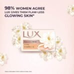 Lux Flaw-less Glow Bathing SoapBuy 4 Get 1 Free|150g infused with Vitamin C & E |For Superior Glow| - Fast UK Delivery - Image 6