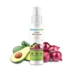 Mamaearth Onion Hair Serum For Silky & Smooth Hair, Tames Frizzy Hair, with Onion & Biotin for Strong, Tangle Free & Frizz-Free Hair - 100 ml - Fast UK Delivery - Image 3