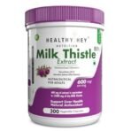 HealthyHey Nutrition Milk Thistle Capsules for Liver Health - High Strenght - 600mg Extract - 300 Veg. Capsules - Fast UK Delivery - Image 2