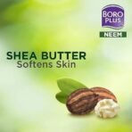BoroPlus Antiseptic And Moisturising Bathing Neem Soap With Neem, Tea Tree, Aloe Vera & Shea Butter | 99.9% Germ And Virus Protection | For Smooth, Soft, Moisturised & Nourished Skin, 125G (Pack Of 6) - Fast UK Delivery - Image 6