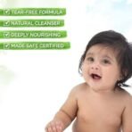 Mamaearth Deeply Nourishing Body Wash For Babies - 400ml | Infused with Coconut Oil, Orange Essential Oil & Aloe Vera Extract | Deeply Nourishing, Tear-Free Cleanser - Fast UK Delivery - Image 4