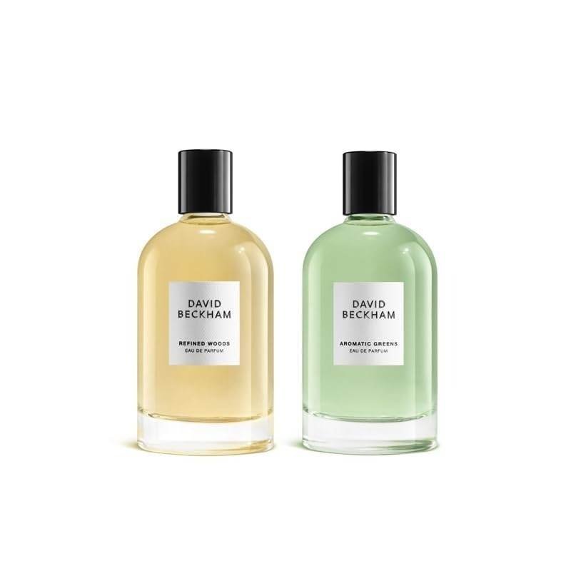 uk41T-RtFa82L-1-1.jpg David Beckham Refined Woods 100ml + Aromatic Greens 100ml Eau de Parfum (Pack of 2) - Fast UK Delivery - Image 1