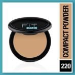 Maybelline New York Liquid Matte Foundation, Sun Beige & New York Compact Powder For All Skin Types,Natural Beige, Full Coverage, 8G - Fast UK Delivery - Image 7