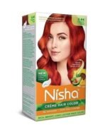 Nisha Copper Red Cream Hair Colour For Highlight Hair Colour For Men and Women 100% Grey Coverage Hair Colour With Natural Herbs and Henna Extracts For Hair Care Pack of 1 - Fast UK Delivery - Image 2
