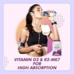 HealthyHey Nutrition Vegan Calcium with Magnesium, Vitamin D3 & Vitamin K2- Mk7 - BoneMax - Bone Health Complex - 60 Vegetable Capsules - Fast UK Delivery - Image 6