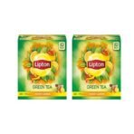 Lipton Green Tea Honey & Lemon 100 Tea Bags-Pack Of 2, 1600 Gram - Fast UK Delivery - Image 2