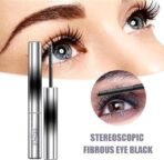 ZEYFLEEB Mascara - Natural 3D Curling Eyelash Iron Mascara, Lengthening And Curling Iron Strong Mascara, Plumps Lashes, No Clumps, Waterproof and Smudge-Proof, Long-Lasting Eye Makeup (Black) - Fast UK Delivery - Image 3