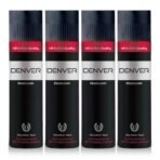 DENVER Black Code Cologne Talc - 100GM Each (Pack of 4) | Scented Talc for Men - Fast UK Delivery - Image 2