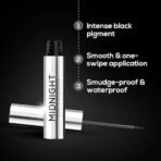 RENEE Midnight Combo, Kajal + Eyeliner + Mascara, Long Lasting, Smudge-Proof, Easy to Use Makeup Kit Set, Highly Pigment, Darkest Black, Vitamin E Infused, Travel-Friendly, Ideal for Gifting, Wedding - Fast UK Delivery - Image 6