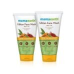 Mamaearth Ubtan Natural Face Wash For all Skin Type with Turmeric & Saffron for Tan Removal 150 ml (Pack of 2) - Fast UK Delivery - Image 2