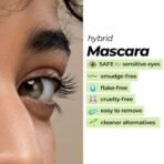 Ruby's Organics Mascara Black - Natural, Non-toxic, Long-lasting, Waterproof, Full-lift, Eye Makeup, Safe and Non-irritating Formula for Sensitive Eyes, Cruelty-Free, Paraben Free - Black, 6.5ml - Fast UK Delivery - Image 5