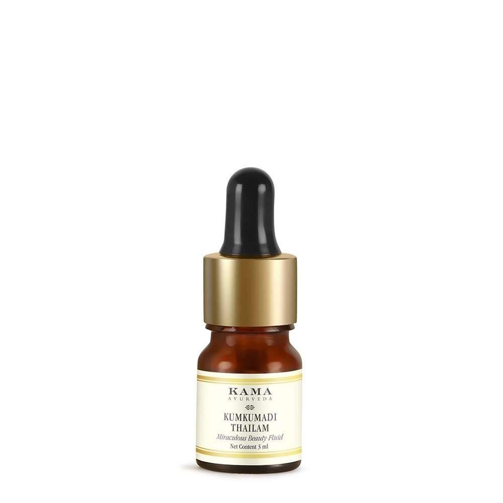 uk41Tg6WtzbXL-1-1.jpg Kama Ayurveda Kumkumadi Thailam Miraculous Beauty Fluid Ayurvedic Night Serum (Facial Oil) (3ml) - Fast UK Delivery - Image 1