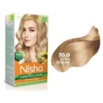 Nisha Cream Hair Color Rich Bright Long Lasting Hair Colouring For Ultra Soft Deep Shine 100% Grey Coverage Conditioning With Natural Herbs Ultra Blonde and Flame Red (Pack of 2) Fast Shipping to USA & Canada - Image 3