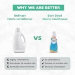 Born Good Natural Fabric Conditioner | 200ml | Japanese Cypress Fragrance | 2X Softer Clothes | Long-Lasting Freshness | Plant-Based, Biodegradable, Non-Toxic | Gentle on Fabric, Safe for Skin - Fast UK Delivery - Image 4