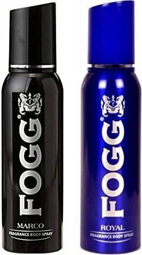 uk41U3XbOxQnL-1-1.jpg Fogg 1 Marco and 1 Royal Deodorant Combo Pack of 2 Body Spray - For Men (240 ml, Pack of 2)" - Fast UK Delivery - Image 1
