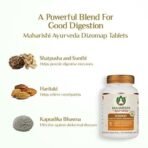 Maharishi Ayurveda Dizomap, Ayurvedic Tablet Medicine For Indigestion & Constipation, Improves Liver Functioning & Intestinal Flora, Saunf, Sonth, Sanay & Chhoti Harad, 60 Days, 30 Days Pack - Fast UK Delivery - Image 4